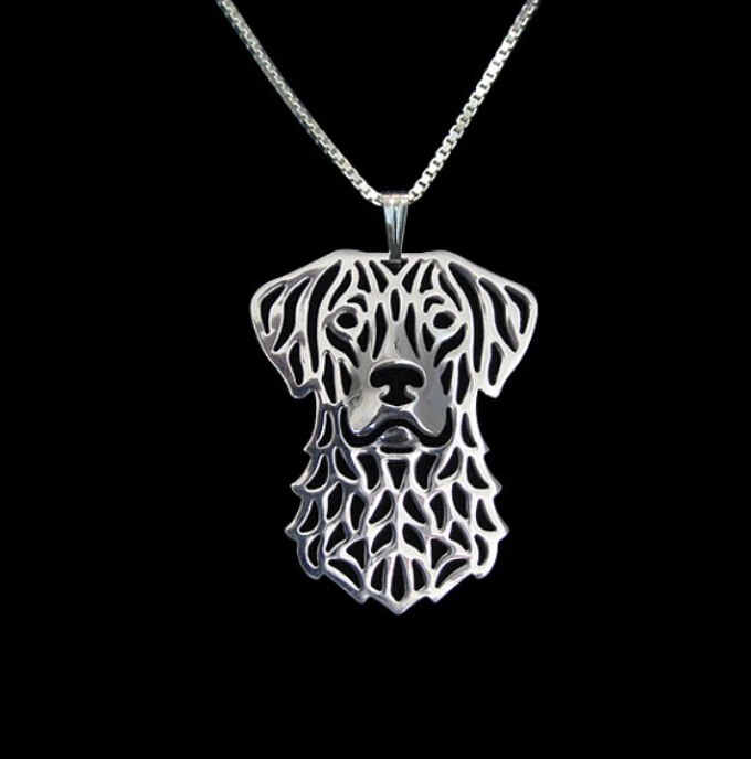 chesapeake bay retriever pendant necklace silver gold dog pendants