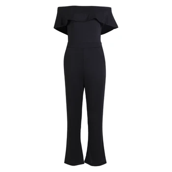 

Cassual Women Ladies Jumpsuits Clubwear Summer Playsuit Slash Neck Solid Bodycon Party Jumpsuit Romper Trousers