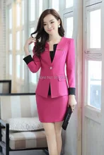 New Style Women’s Fall Business Suits Professional Clothes Work Sets Autumn Winter Formal Blazers Office Skirt Sets Size S-4XL