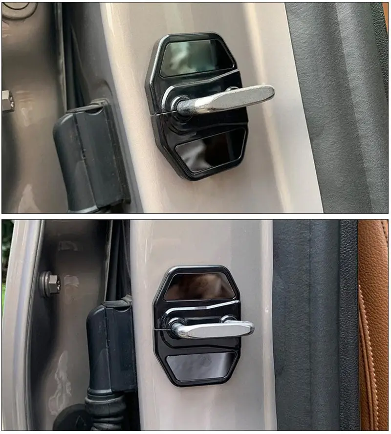 Автомобильный Стайлинг для BMW X3 G01 5 серии G30 G38 6 серии GT Автоматический дверной замок защитная полоса крышка наклейки отделка аксессуары для интерьера