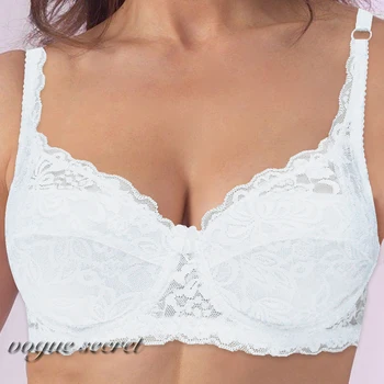 

Push Up Embroidery Brassiere Floral Lace Bra Push Up Bras Lingerie BH 32-44 A B C D DD E Cup