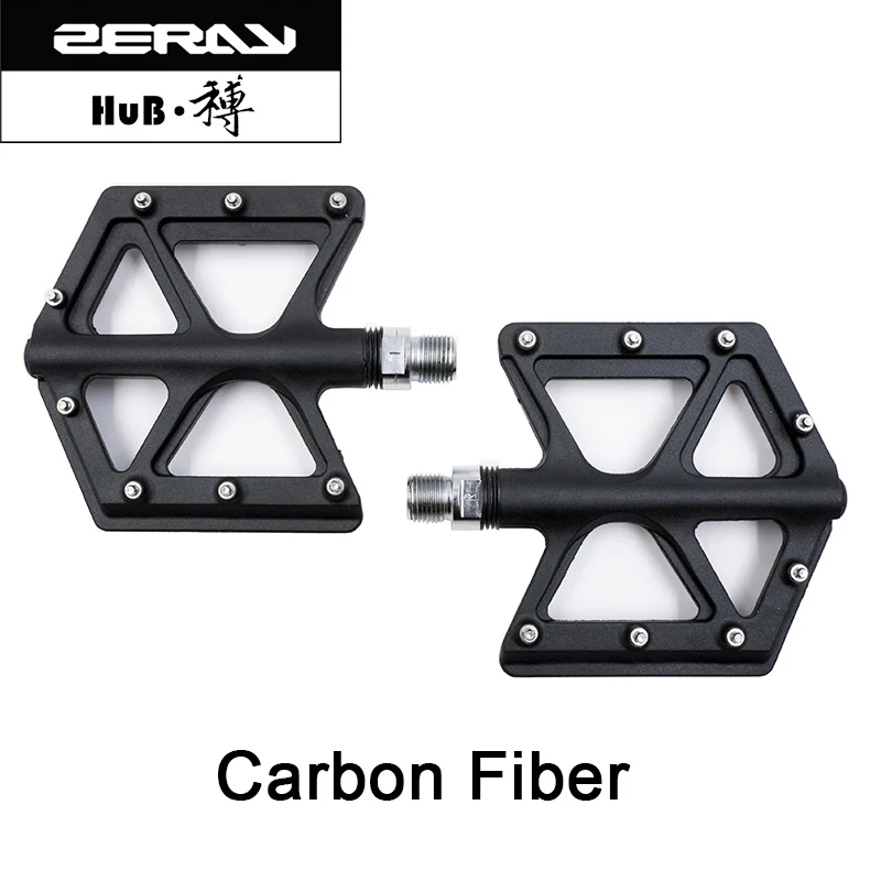 

ZERAY ZP-D213 Carbon Fiber MTB Flat Pedals Ultralight road Mountain Bike Bicycle Flat Pedals bike mtb platform pedals