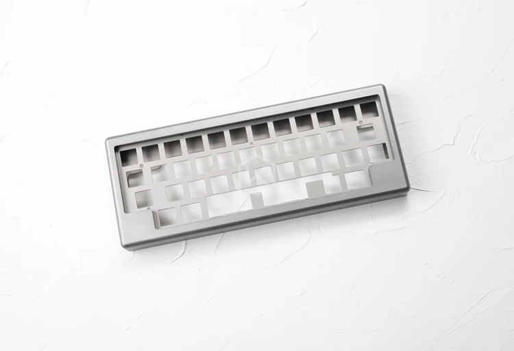 Анодированный алюминиевый чехол для daisy 40% hhkb макет пользовательской клавиатуры акриловые панели диффузор может поддерживать daisy - Цвет: Daisy HHKB Grey x1