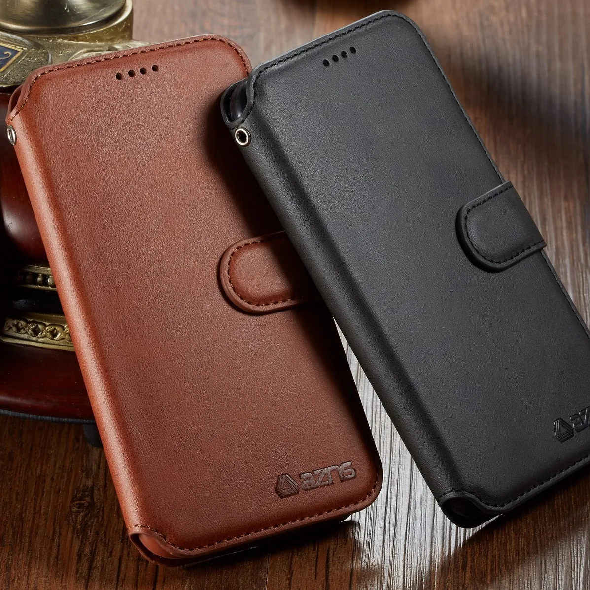 

Luxury Leather Wallet Case For Samsung Galaxy A6 A6 Plus 2018 With Card Holder Flip Case For Galaxy A6 Plus 2018 Shockproof Case