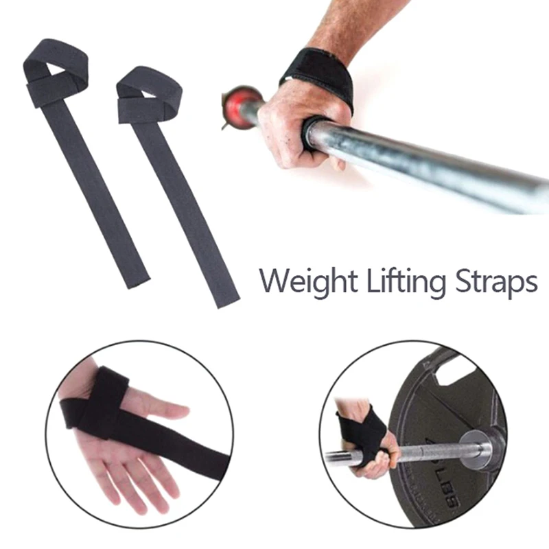

1Pcs Body Building Grip Strap Brace Band Gym Straps Weight Lifting Handwraps Weight Lifting Hand Wrist Belt Protection