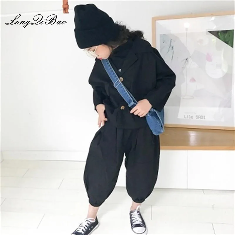 

Baby girl knit suit 2019 winter new children's Korean soft sweater skirt sweet temperament two-piece