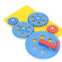 Шестерня Набор игрушек, шестерня сплайсинга, строительные блоки, пластиковые сборные игрушки, детская головоломка сборка модели игрушек