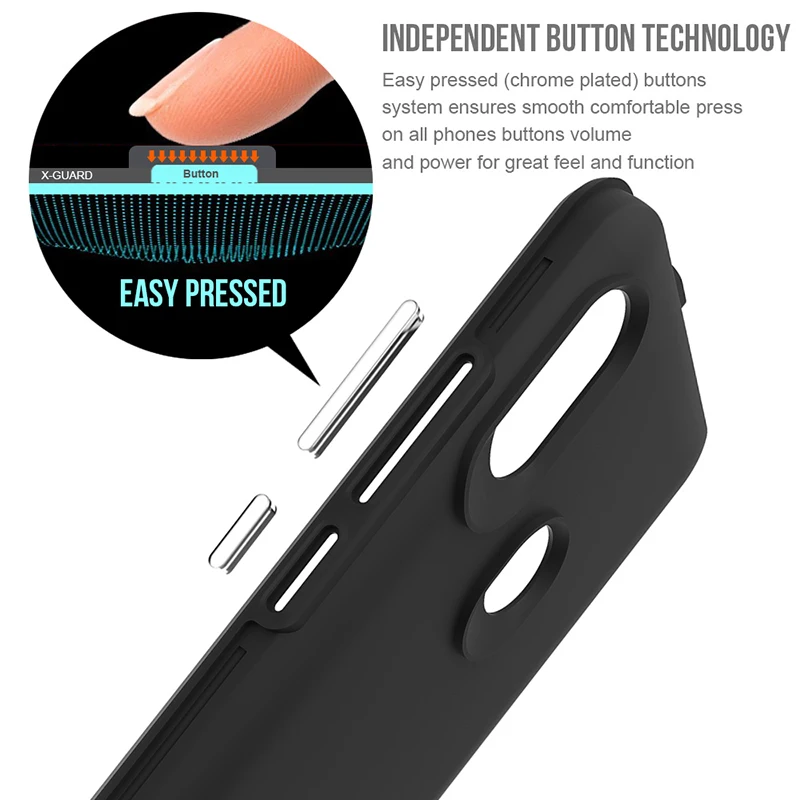 TOIKO X Guard Dual Layer Phone Case for xiaomi Redmi Note 5 Pro Note 5 Global Hard PC Soft TPU Shockproof Protective Armor Cover