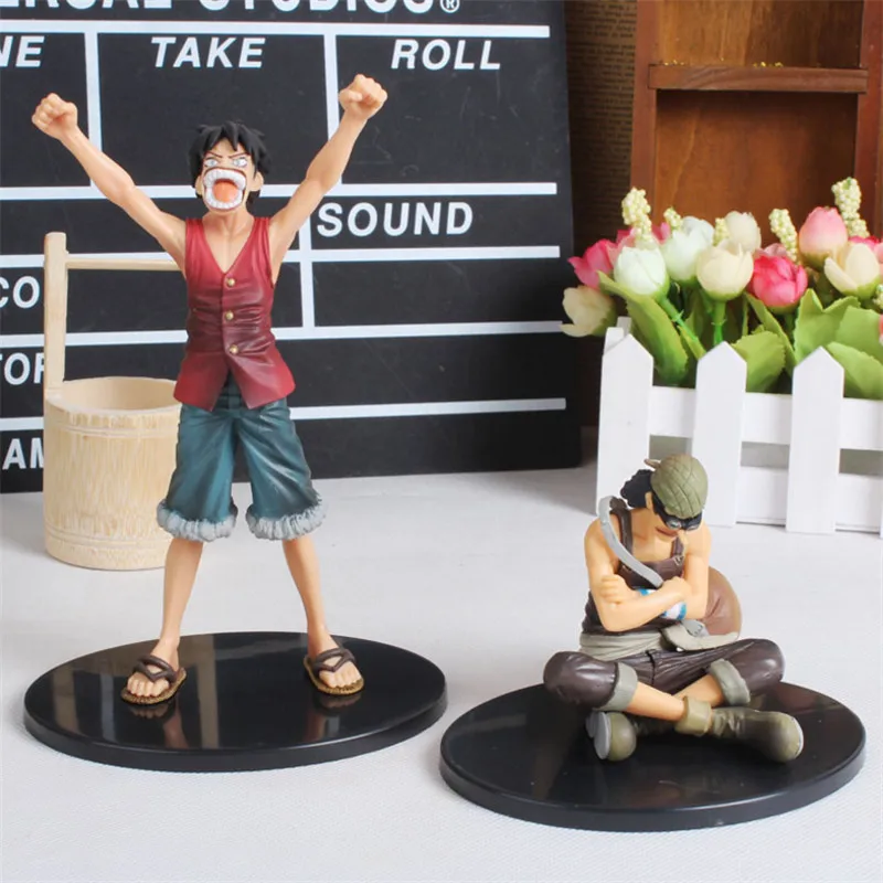 Luffy VS Usopp Victory Ver из двух частей Экшн фигурка ПВХ с классическими сценами сбоев