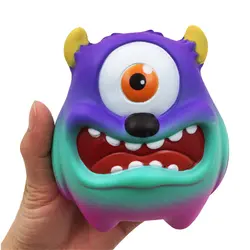 11 см Монстр с одним глазом Squishy циклопы мультфильм замедлить рост Антистресс игрушка замедлить рост талисманы Squishies подарок детей