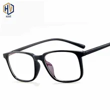 Модные квадратные мужские очки оправа Женские однотонные прозрачные маленькие очки по рецепту очки