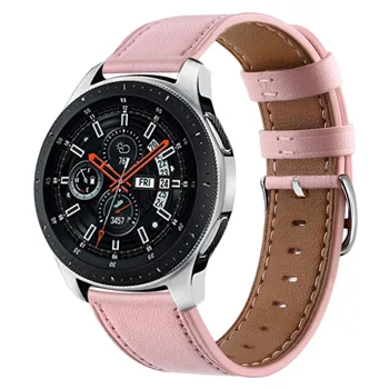 

22mm Leather Watch Band For Samsung Galaxy Watch Active Bracelet For Huawei Watch Huami Watch Genuine Leather Band Strap 93002