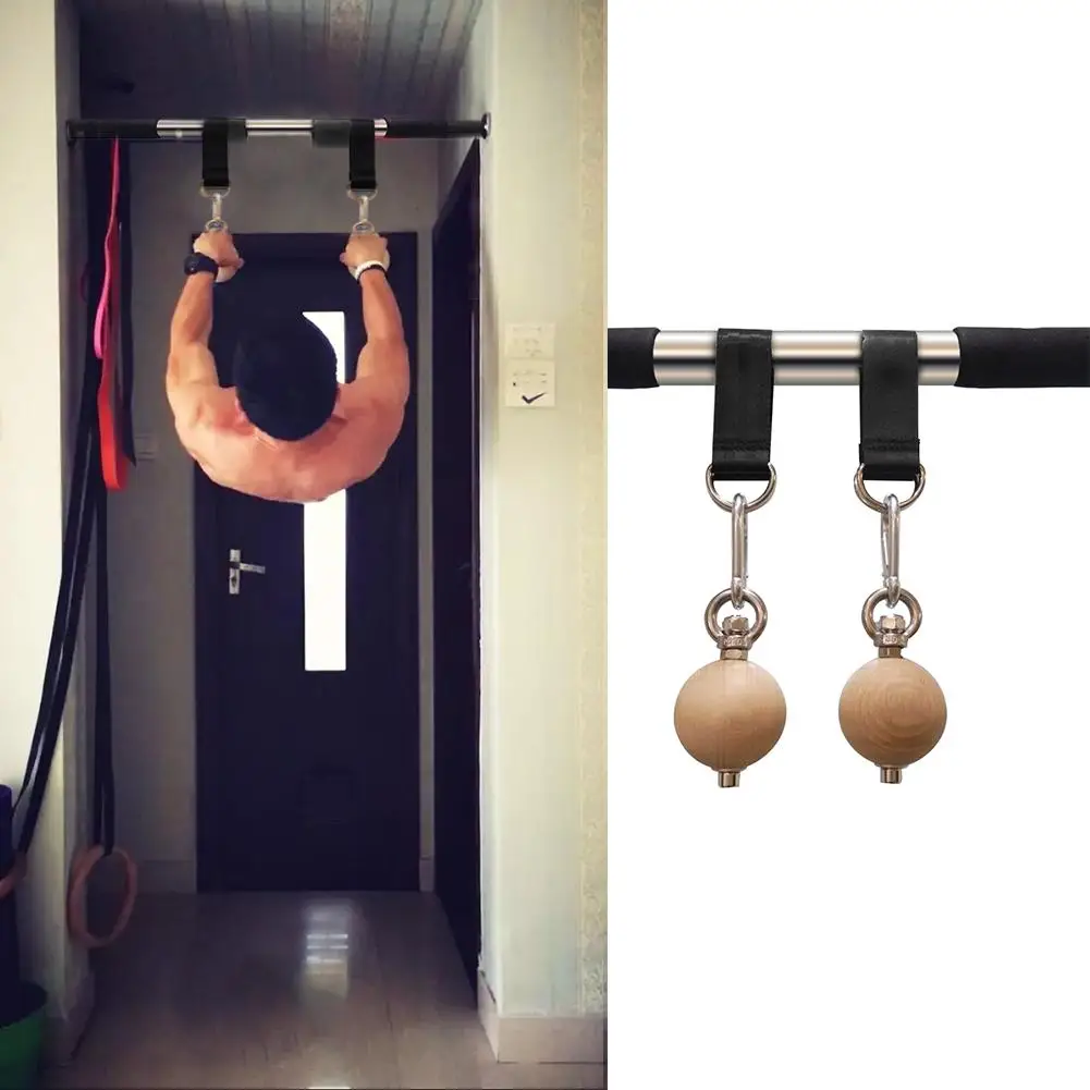 Pull-ups шаровые ручные шарики Твердый деревянный фитнес-оборудование для пальцев сила руки скалолазание упражнения деревянный запястье силы