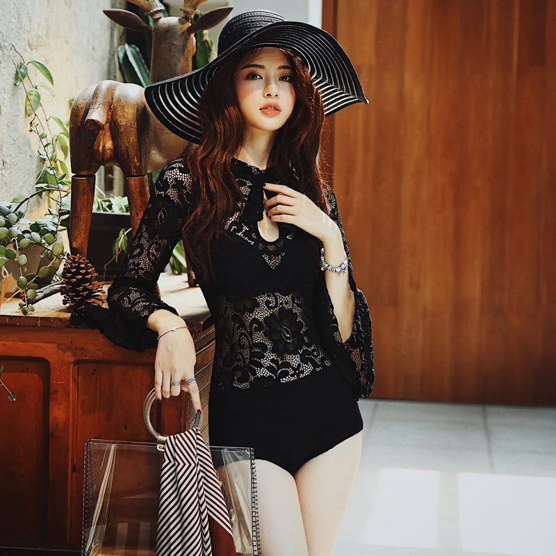 

2019 Women Swimsuit Patchwork Push Up Skirted Bathing Suit Padded One Piece Strappy Bangdage Beach Dress Sexy Ladies Swimwear