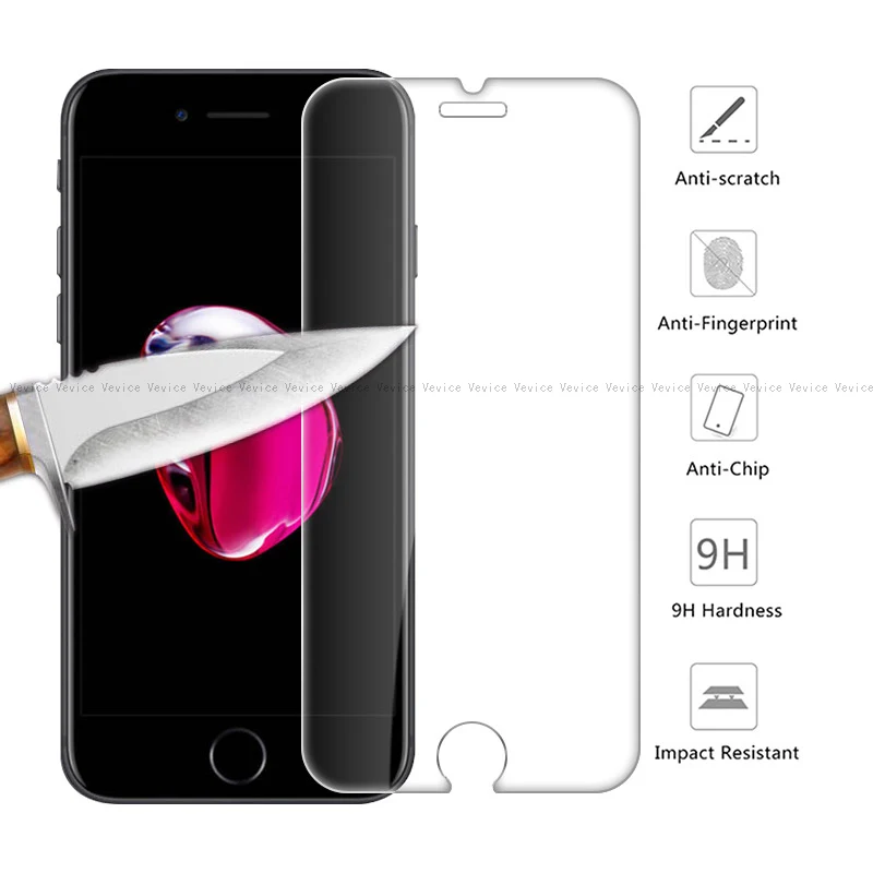 Защитное закаленное стекло для iPhone XS Max XR X 7 8 6 6s Plus 5S 5 SE 2020|Защитные стёкла и
