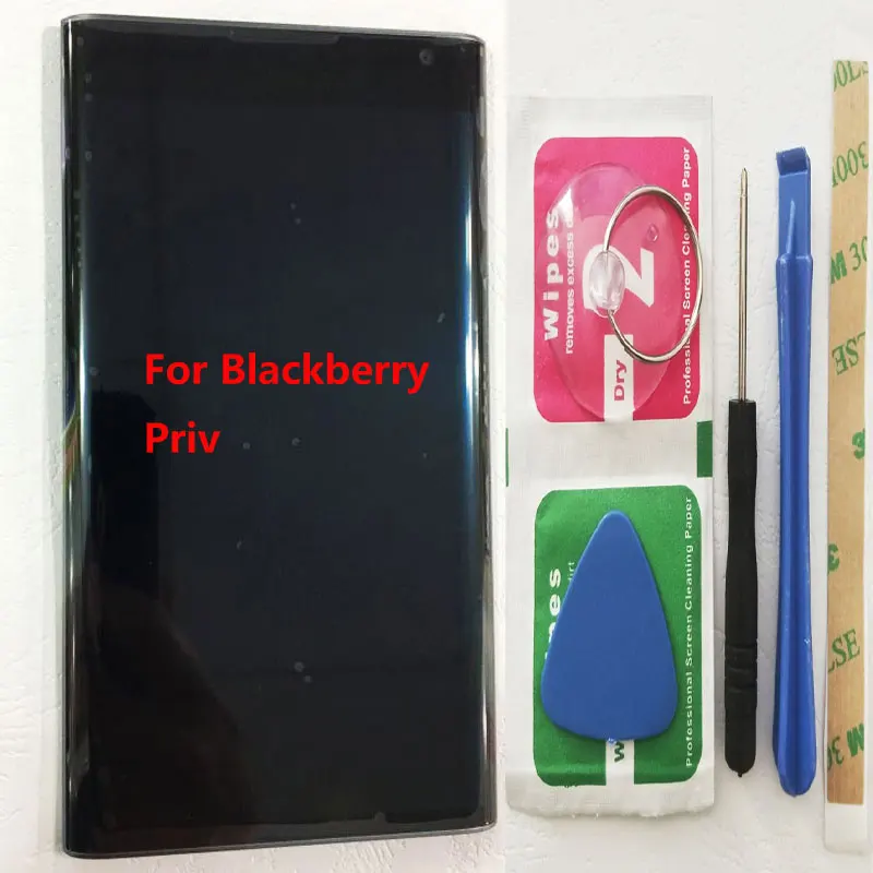 

ZUCZUG 5.4''For Blackberry Priv Touch Sensitive Screen Sensor LCD Display+Repair Tools