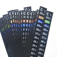 Аквариумный аквариум термометр Температура наклейка аквариумные аксессуары цифровой двойной весы палочка-на высокое качество прочный - изображение