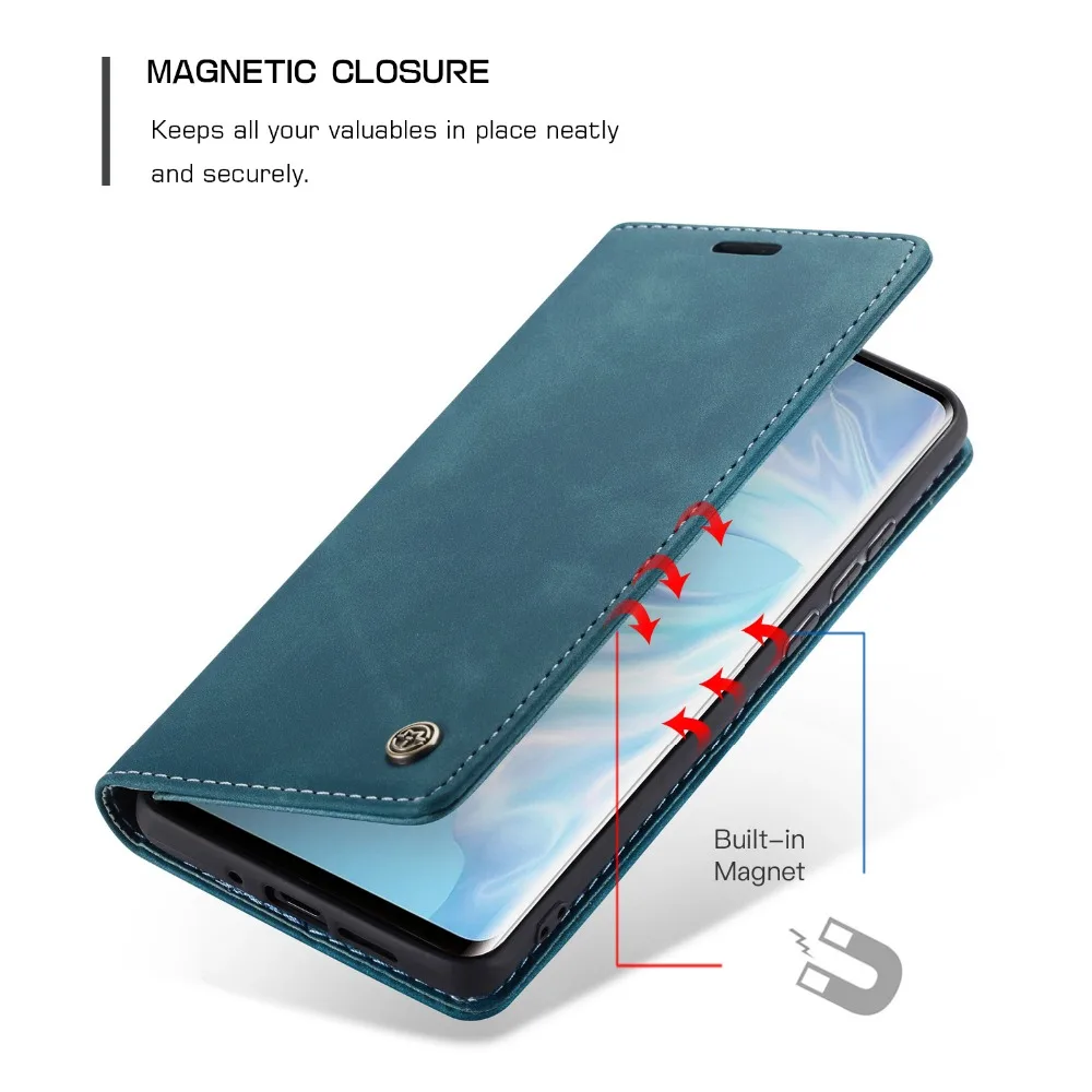 Смарт чехол для Huawei P30 Pro Lite Nine 4E P Магнитный кожаный кошелек с откидной крышкой