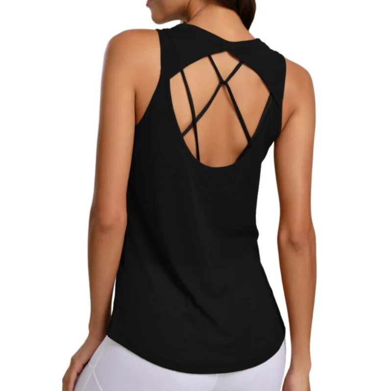 

Professional Yoga Top Vest Sleeveless Sport Shirt Women Running Gym Shirt Women Sport Jerseys Fitness Yoga Shirt Sportswear