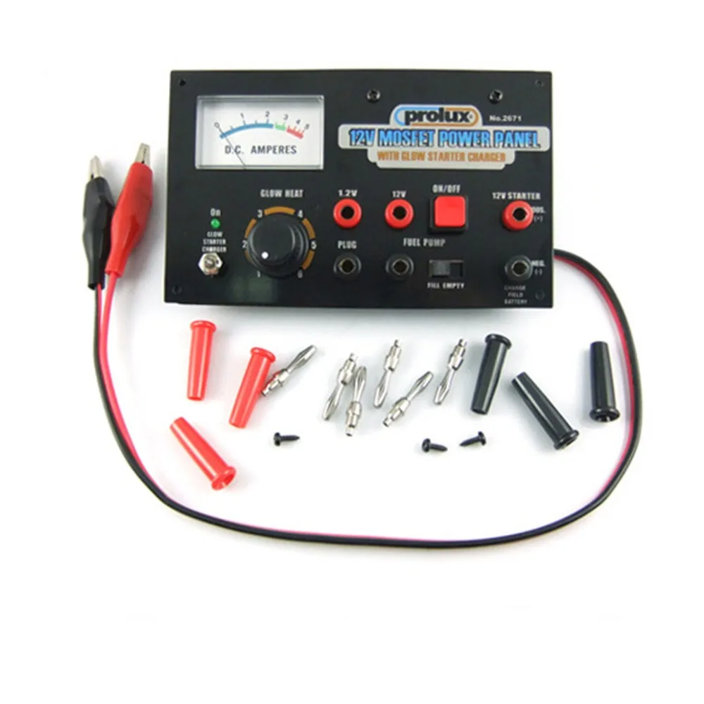 

12V Power Panel W/Glow Starter Charger For RC Toys Model 1 set