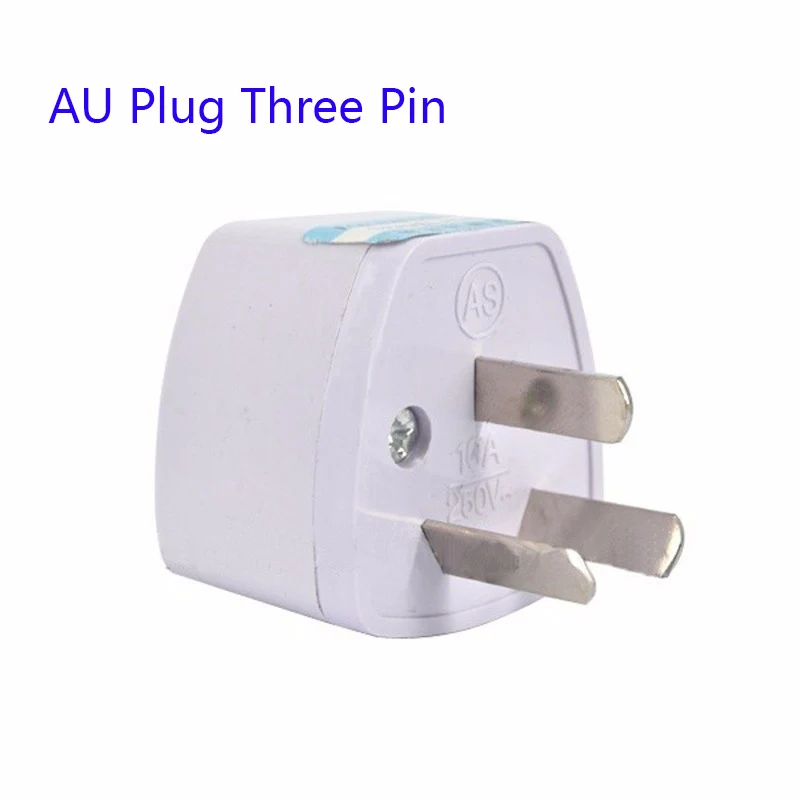 Универсальный штепсельный адаптер, адаптер питания, переходник для путешествий, Трехконтактный конвертер, штепсельная вилка США/Великобритании/ЕС/Австралии - Цвет: AU Plug three PIN