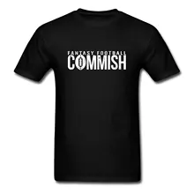 FANTASY FOOTBALLER COMMISH Men’s T-Shirt Short Sleeve Casual Printed Tee Size S-2Xl Short Sleeve Tshirt Cotton T Shirts