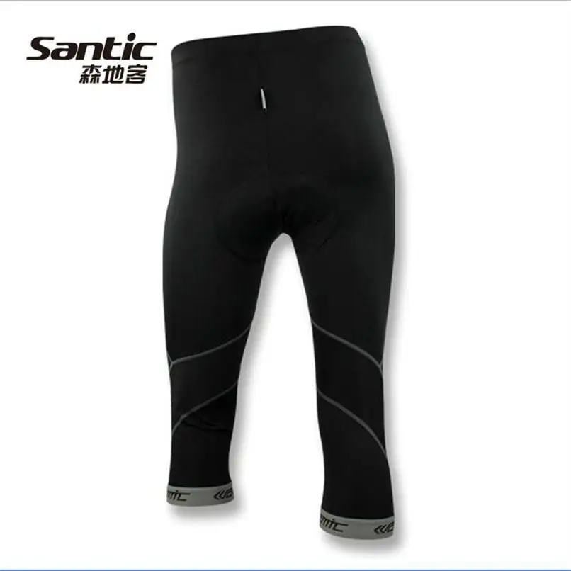 SANTIC велосипедные шорты мужские 3/4 шорты-трассировка с 4D Coolmax Pad для верховой езды велошорты спортивная одежда велосипедные шорты