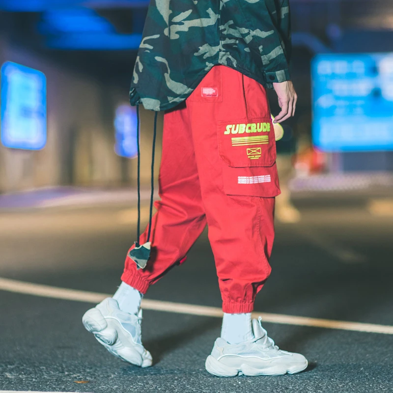 

Autumn 2018 New High Street Big Pocket Sweatpants Dropshipping Men