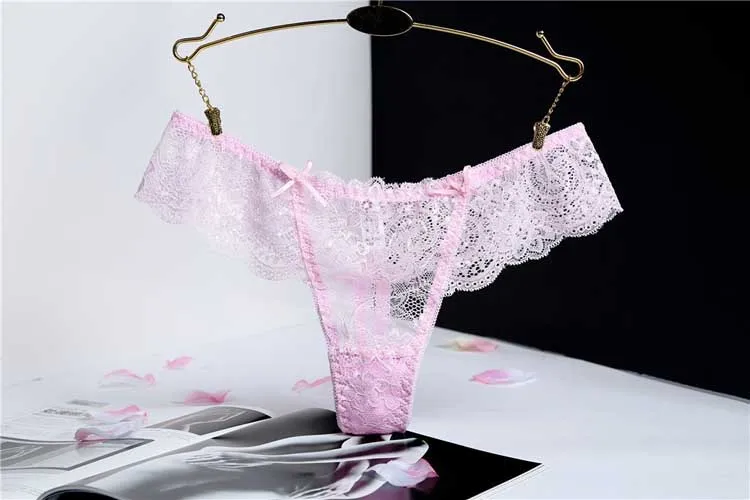 Underwear Women Thongs and G Strings Bragas Sexy Lace Panties Women's  T Back Pants Ladies Briefs Underpants Knickers Intimates 01 (5)
