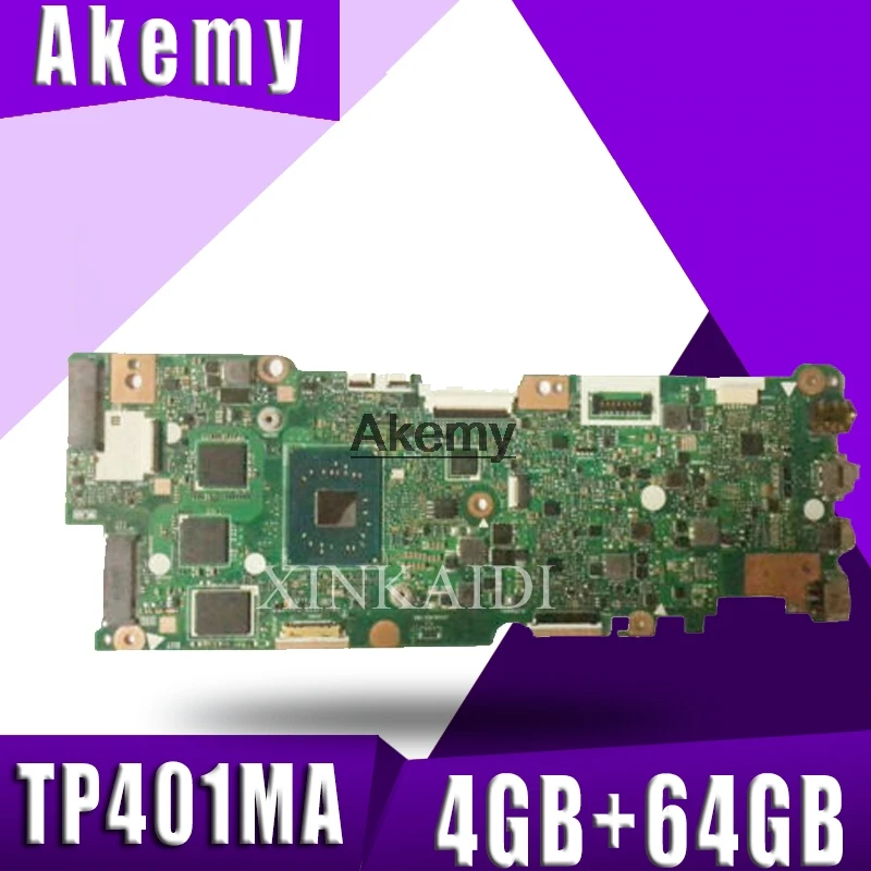 

For Asus Vivobook Flip TP401MA TP401M Motherboard N4000 4GB RAM with 64G SSD