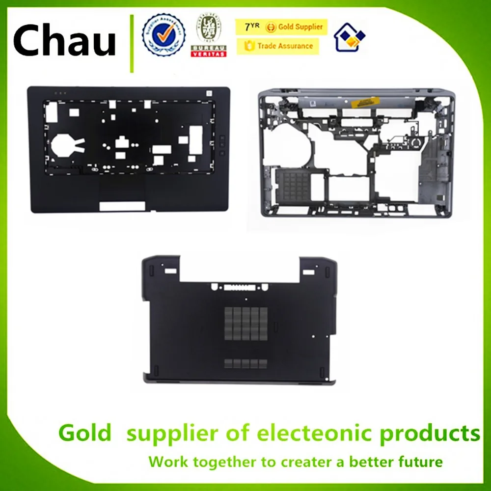 

New For Dell Latitude E6430 14" Upper Case Palmrest Cover 0RFTGT RFTGT & Bottom Case Cover 02P6CJ AM0LD000806 & Door 07J29F