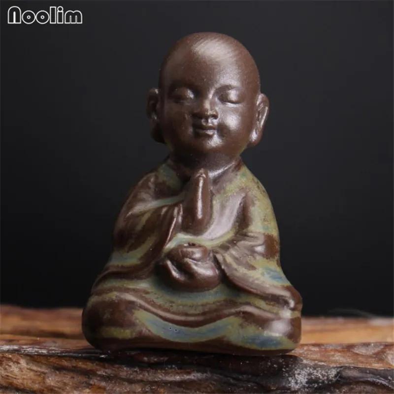 Маленький Монах Будда подставка для ароматических палочек чай ручной работы ПЭТ благовония для ароматерапии горелки домашний офис Чайный домик Декор - Цвет: C