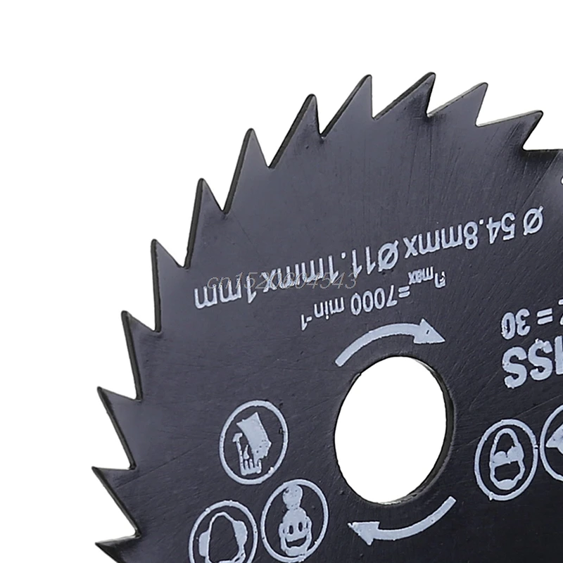 3 шт. режущий диск для циркулярной пилы резак HSS дисковый хвостовик для мини-сверлильных инструментов сверла по дереву Инструменты из диаметра 54,8 мм R06