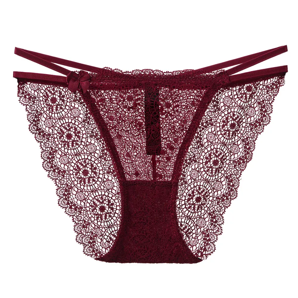 

Lace Sexy Panties Underwear Women Transparent Solid Briefs low-Rise Plus Size XXL Panty Lingerie 2018 New Hot Seamless Panties