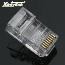 xintylink 50pcs 100pcs RJ45 connector Cat5 Cat5e unshielded Modular rj45 Plug terminal 8p8c Network Connector for ethernet cable xintylink 50pcs 100pcs RJ45 connector Cat5 Cat5e unshielded Modular rj45 Plug terminal 8p8c Network Connector for ethernet cable