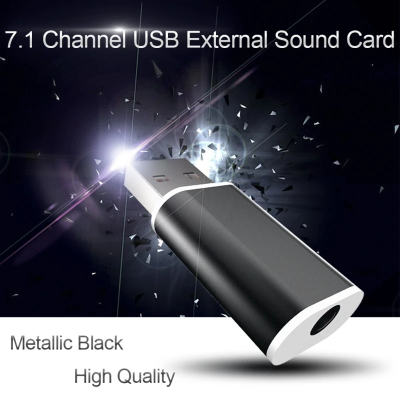 5,1 USB накопитель бесплатно 3,5 мм микрофон разъем для наушников стерео гарнитура аудио звуковая карта