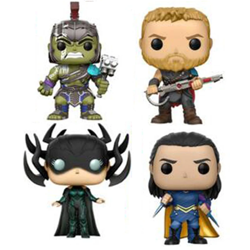 

Funko Pop Thor Ragnarok Role LOKI HELA HULK Figure Model Doll Pvc Collection Toy 4" 10cm