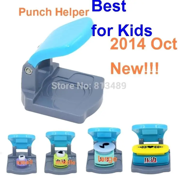 

Free Ship Punching Helper for Kids Hand tool Craft Punch lace embossing aid for Card Making School scrapbooking tools
