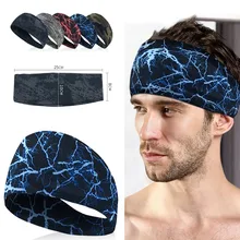 1 шт., новинка, унисекс, Абсорбирующая, Спортивная, для йоги, бега, для мужчин, пота, повязка на голову для женщин, для велоспорта, спортивный напульсник, эластичные резинки для волос, Спортивная безопасность