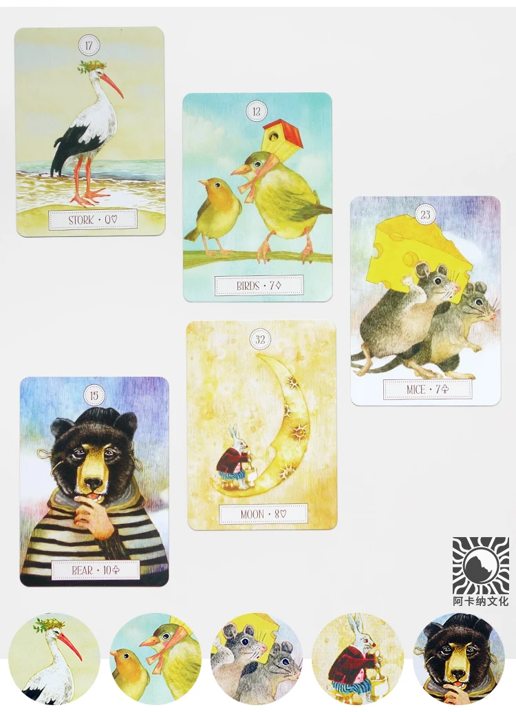100% английская версия карты Dreaming Way Lenormand настольная игра Карты Таро|Настольные