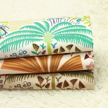 

Nordic Style 100% Cotton Fabric Forests Prints DIY Fabric for Table Cloth/Dress/Handbag Oxford Fabric Sewing Material