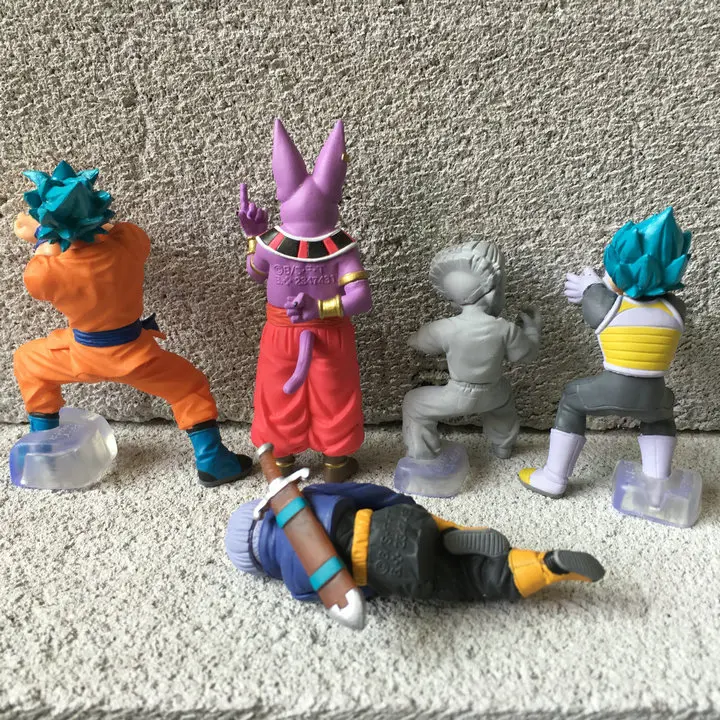 Подлинная оптом Bandai Аниме Dragon Ball Z Супер Братья Марио ПВХ фигурка Коллекционная