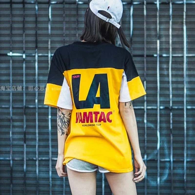 2018 летний топ новые модные футболка Для женщин Harajuku с принтом букв хлопковые топы