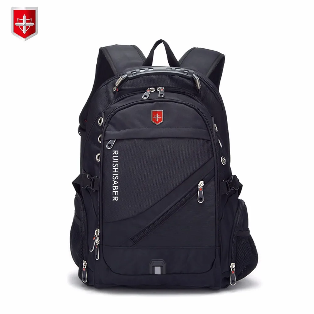 New Oxford Swiss Backpack USB charging 17 Inch Laptop Men Waterproof ...