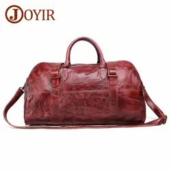 JOYIR для мужчин's сумка для путешествий пояса из натуральной кожи мужчин вещевой мешок чемодан дорожная сумка большой ёмкость кожаная
