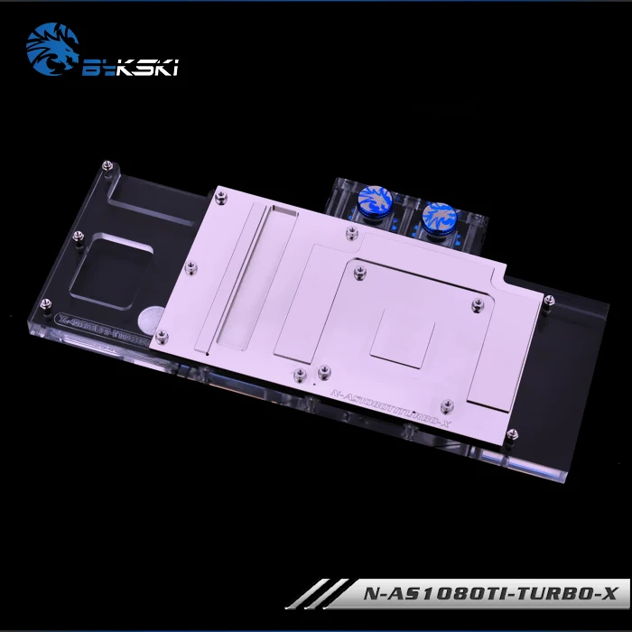 Flash Sale  BYKSKI Full Cover Graphics Card Block use for ASUS TURBO GTX1080-8G/1080TI-11G/TURBO GTX 1070TI Wat