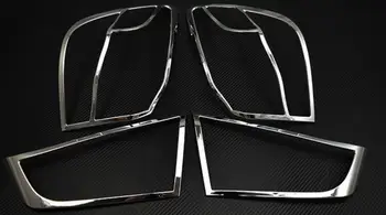 

For Mitsubishi ASX Outlander Sport RVR 2013 2014 2015 2016 2017 Chrome Rear Tail Light Lamp Cover Trim Garnish Surround Bezel