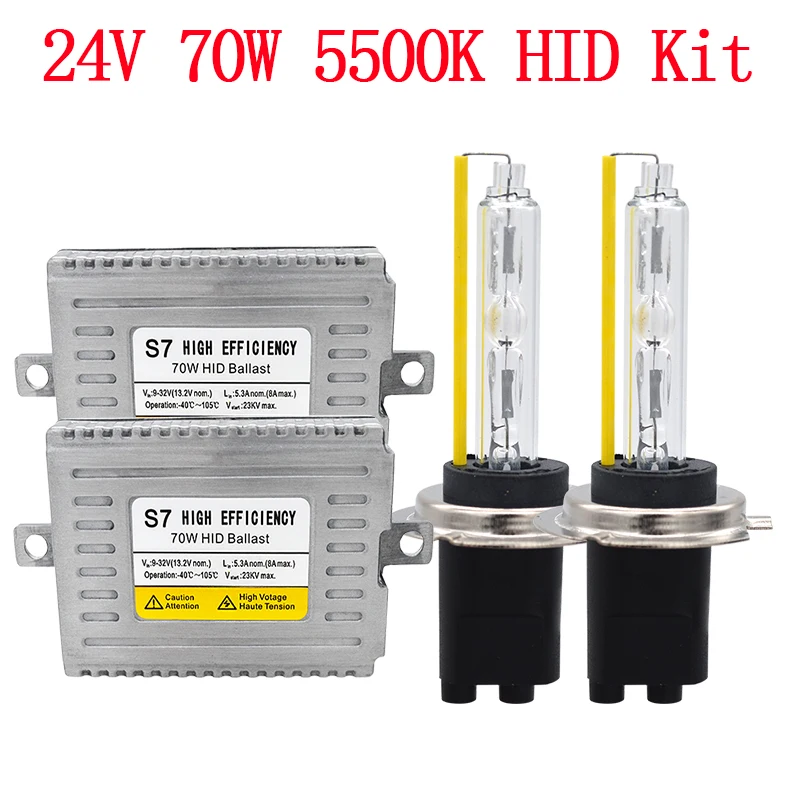 24V 70W 5500K HID Kit