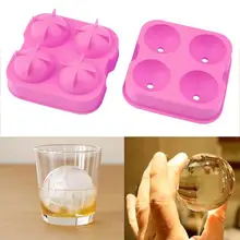 Для виски, коктейлей кубический шар чайник Плесень 4 большой шар формы силиконовые NIVE A609 APJ эхо