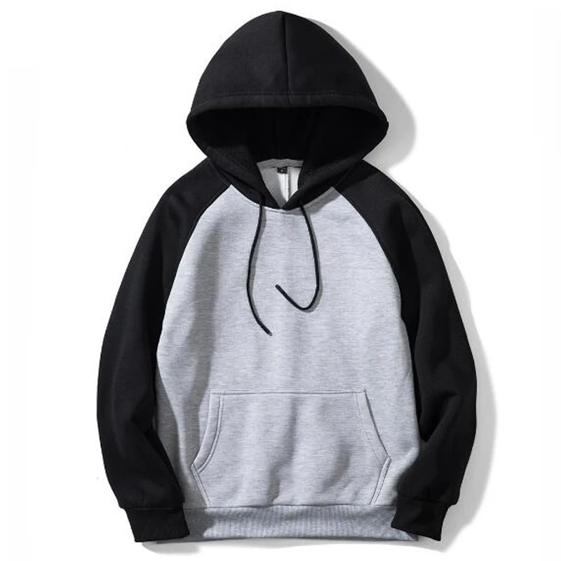 Newest Fashion Hoodie Sweatshirt Spring Autumn Rip Hip Hop Hoodies brand male long sleeve solid hoodie Man Clothing